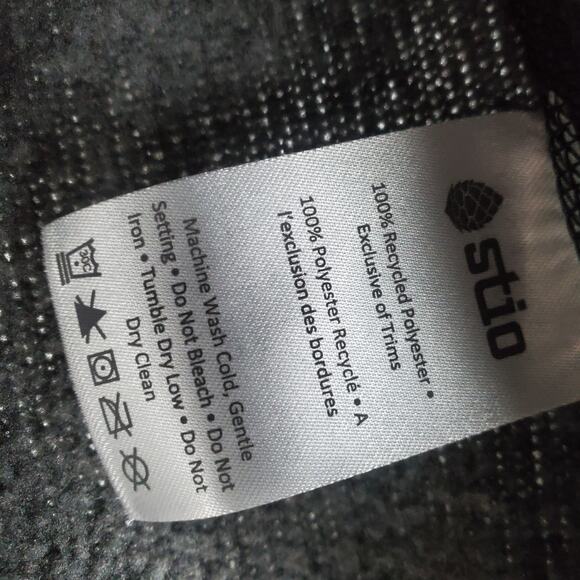 NEW Stio Womens Sweetwater Fleece Jacket XL Abyss Heather Gray Full Zip Knit - Picture 14 of 16